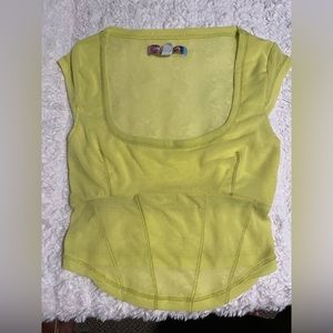 Urban outfitter neon mesh top